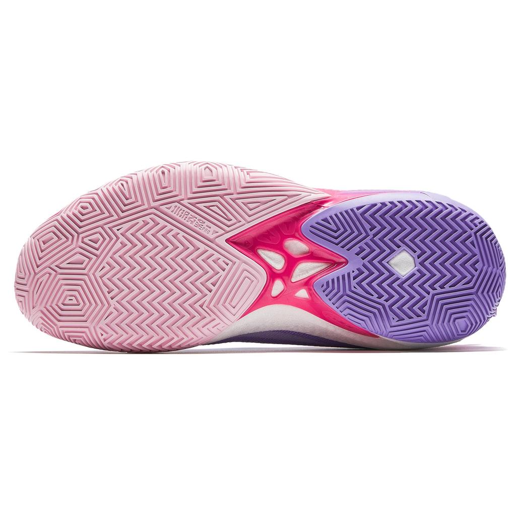 New Anta Swagger 2 Cushioning, Abrasion Resistant, And Resilient Properties Low Top Basketball Shoes Men's Purple Pink 912531606S-3