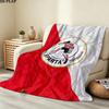Sparta Rotterdam Print Flannel Blanket, High Quality Comfortable for All Seasons, Home Decor, Warmth and Comfort, Perfect for Christmas Gifts