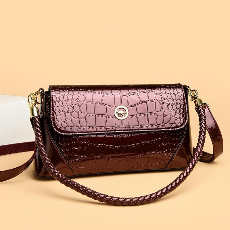 New women's patent leather mother bag large capacity fashion shoulder portable messenger casual women's bag