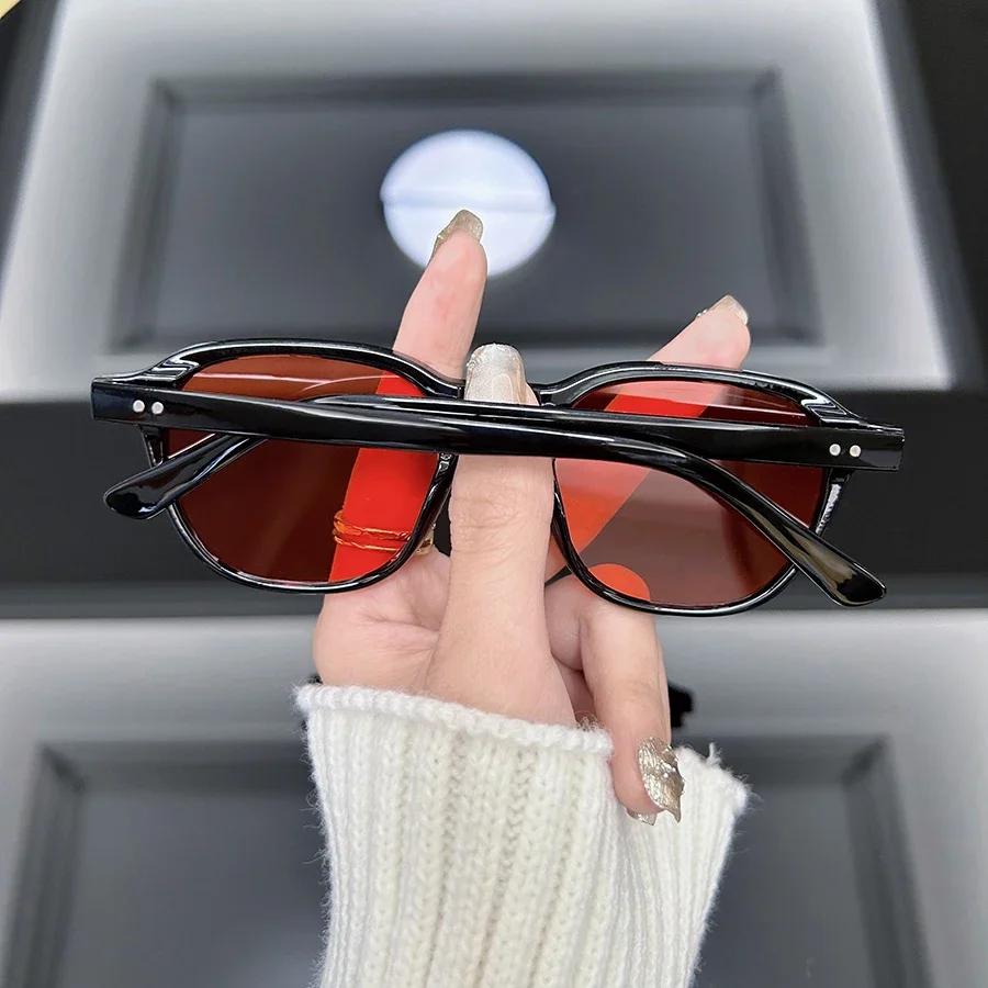 Retro Square Sunglasses Women Men Brand Designer Mirror Sun Glasses Female Male Vintage Fashion Round Frame