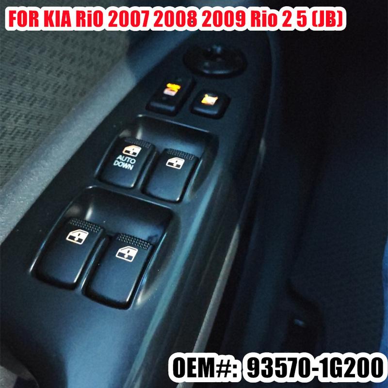 

New High Quality Front Door-Window Switch For Kia Rio 5 (JB) 93570-1G200 935701G200 2007 2008 2009
