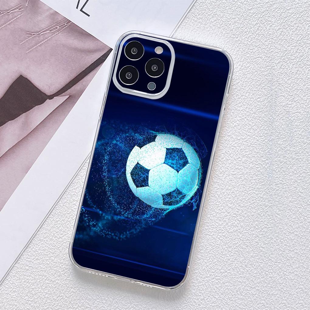 Soccer Football Love Phone Cover Casing for Motorola Moto G13 G14 G53 G54 G62 G72 G82 G84 E13 E20 G42 G32 G23 G22 Soft TPU Case