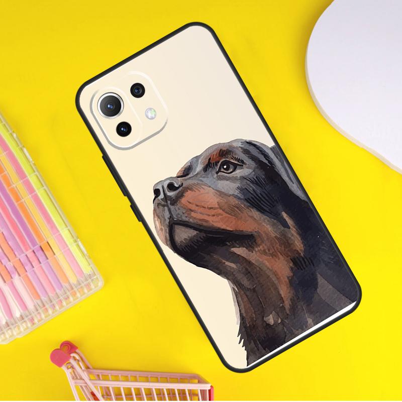 

Мультяшная собака ротвейлер Чехол для Xiaomi 14 Ultra 13 11T 12T 13T 14T Pro POCO X6 X7 Pro X3 X5 F3 F5 F6 M6 Pro Чехол Mi 12 Pro