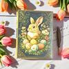 Bunny Rabbit Leather Grimoire Journal: Deckle Edge Spell Book