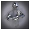 Metal Figure Statue Art Poster High Definition Printing Canvas Painting Prints Couple Sculpture Living Room Home Decor Picture