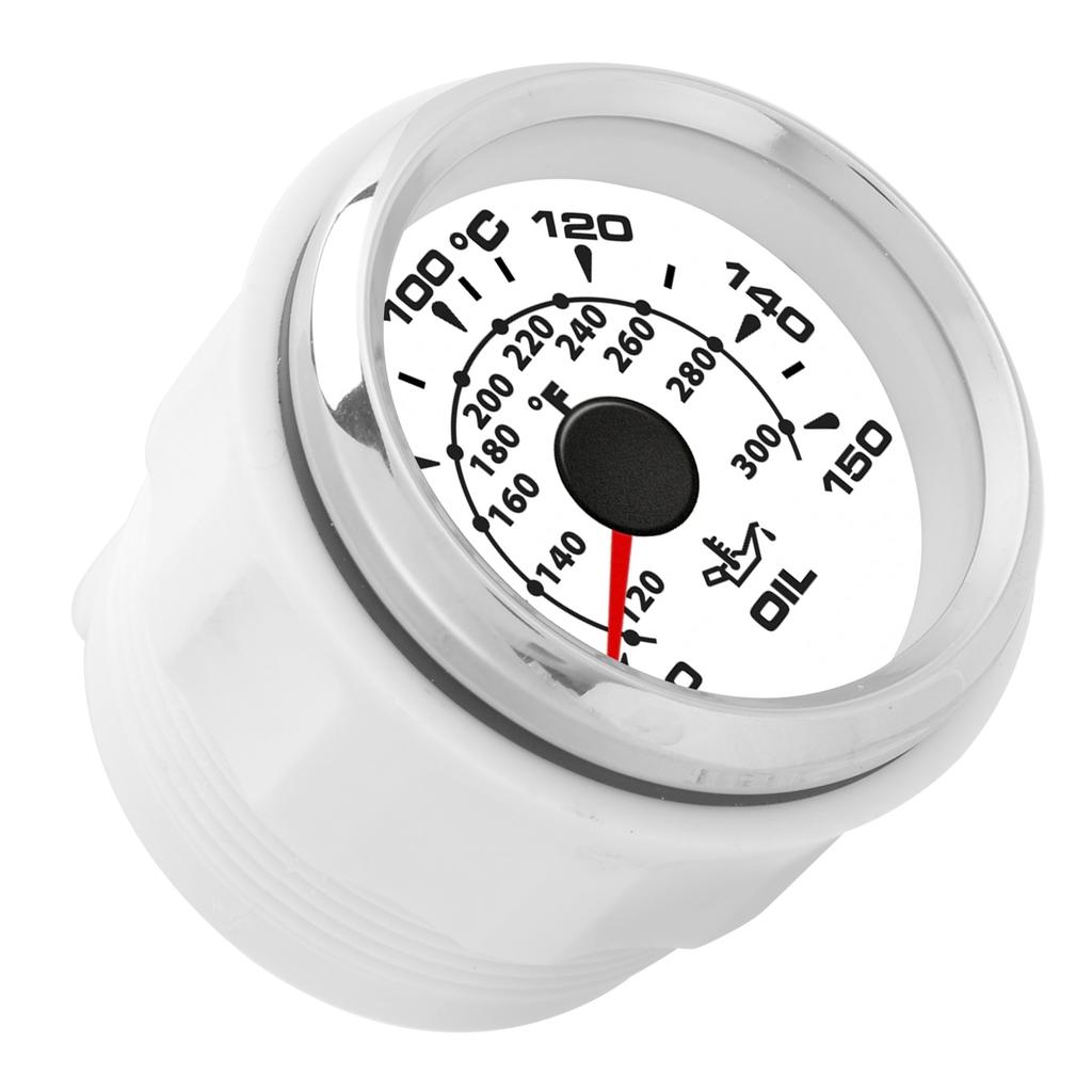 2in Digitale Öltemperaturanzeige 361 19Ohm 50 150 Celsius Anzeige 8 Farben Hintergrundbeleuchtung IP67 Wasserdicht