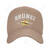 Unisex Baseball Cap Brunei EST Independence Day Wild Sun Shade Peaked Adjustable Outdoor Caps for Unisex Women