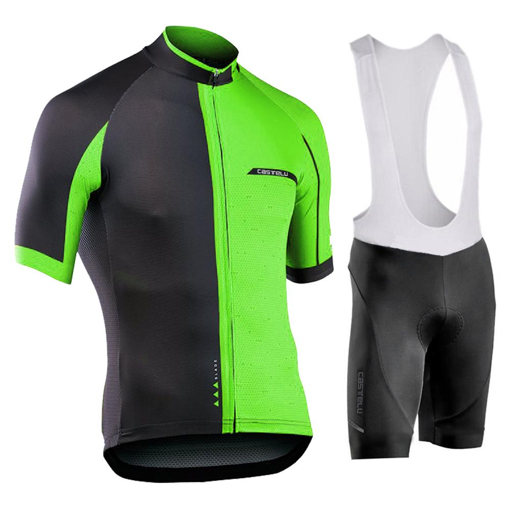 Summer Breathable Cycling Suit Set Bicycle Short-Sleeved Shorts Suits for Men Quick-Drying Road Biking MTB Cycling Clothing with Pockets