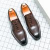 Herren Retro Formelle Schuhe Schwarz Braun Schnürschuhe Business Hochwertige Derby Schuhe Outdoor Gesellschaftsschuhe Größen 38-46 Herrenschuh