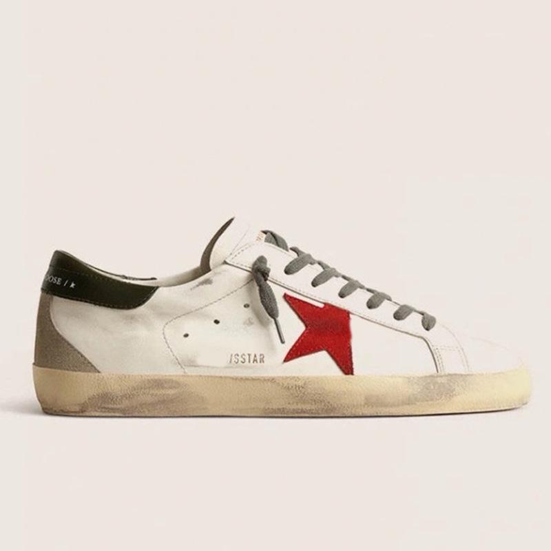 Leather Small Dirty Shoes Men's and Women's Star Shoes Dirty Shoes Casual Versatile Fashion Board Shoes White Shoes