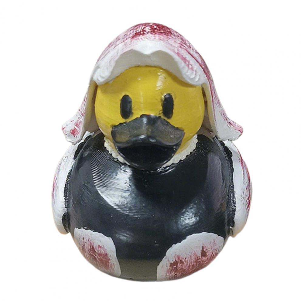 Duck Statue Duck Decoration Duck Resin Ornament Figurine for Punk Lovers Unique Collectible Gift for Home Office Decor