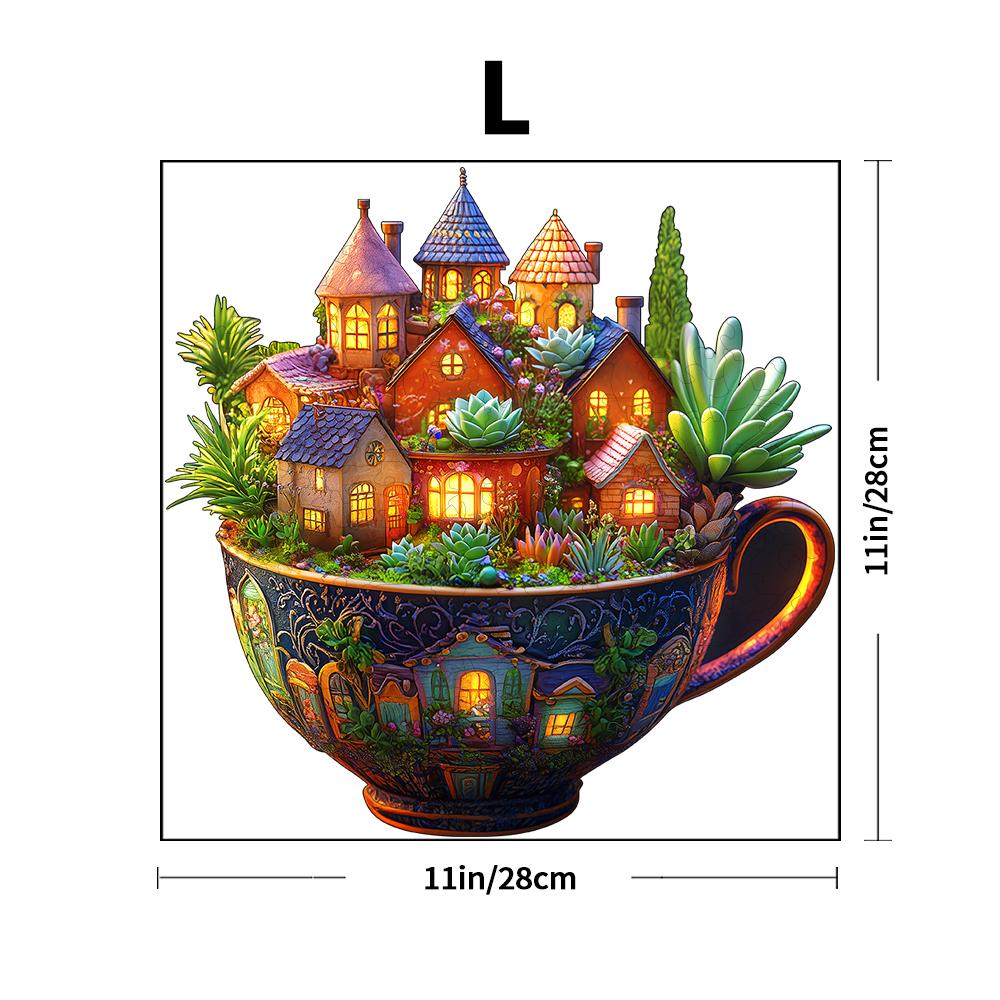 Tier-Holzpuzzle, Eis- und Schneewelt, Wolfsrudel-Puzzle, Kinderpuzzle, Dekoration für Zuhause für Erwachsene, Weihnachtsgeschenk, Bastelspielzeug