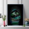 Green Shield Emblem 100% Round Full Drill 5D DIY Diamond Painting Embroidery Cross Stitch Rhinestone Decor
