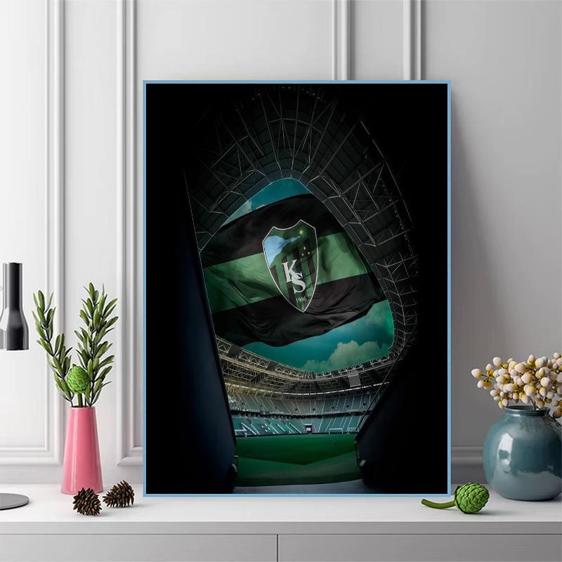 Green Shield Emblem 100% Round Full Drill 5D DIY Diamond Painting Embroidery Cross Stitch Rhinestone Decor