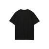 Li-Ning Sports Fashion Series Letter Print Loose Round Neck T-Shirt Unisex Tops Black AHSR340-6