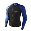 Set Rash Guard Uomo Protezione UV Asciugatura Rapida Costumi da Bagno Snorkeling Surf Sport Acquatici