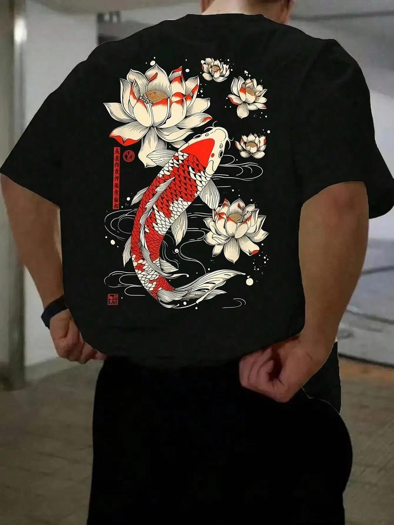 Men Women Fashionable Printed Loose Short Sleeve TShirt Exquisite Design Summer Essential Easy To Pair Showcases Your Style
