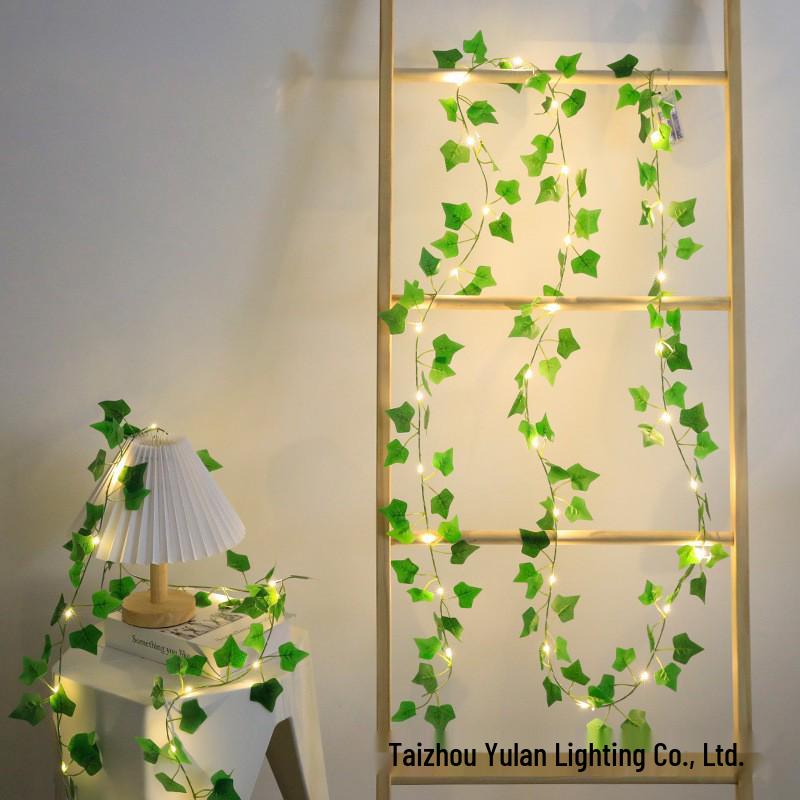 LED Solar Cherry Blossom Vine String Lights - Copper Wire Courtyard Decor