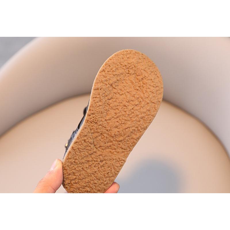 Britiško stiliaus vaikiški retro odiniai batai aukštu aulu, korėjietiško stiliaus mergaičių vieni batai, rudens nauji berniukų odiniai batai