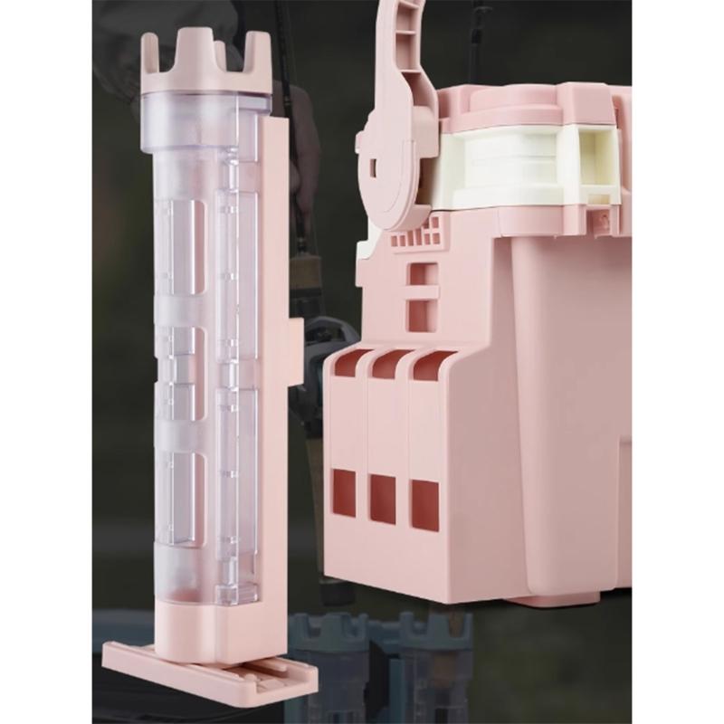 Fishing Box Rod Insert Stand Fishing Rod Barrels Rod Tube Vertical Insertion Device Fishing Box Rod Support Holder