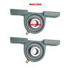 2pcs UCP202 Pillow Block Bearing Ball Mounted Bearing Cast Housing OD 40mm ID 15mm