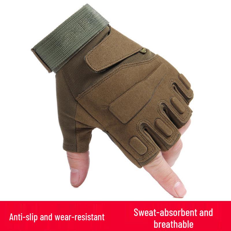 Taktische Handschuhe für Herren: Halb- und Vollfingeroptionen für Outdoor-Radfahren, Motorradfahren, Militär, Kampfsport und Fitnessschutz