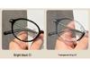 Damen Brille im Koreanischen Stil, Schildpatt-Optik, Oval, Blaulichtfilter - Rahmen für hohe Myopie, Modell 86016