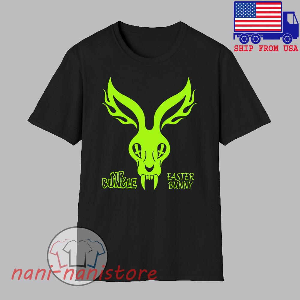Mr Bungle Easter Bunny Men#039;s Black Size S5XL Unisex T-Shirt XXL