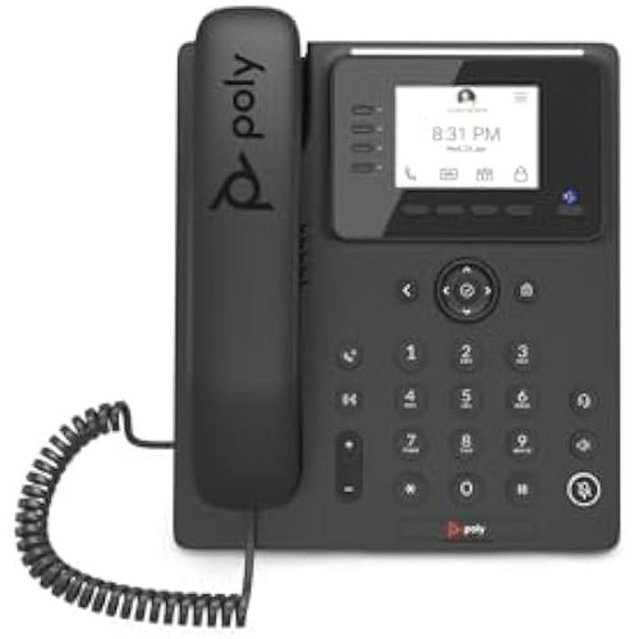 Poly Téléphone CCX 350 Dans La Variante Microsoft Teams (PoE, Sans Bloc D'alimentation)