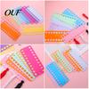 DIY Embroidery Supplies 10Pcs Plastic Thread Winding Board, 10 Colors Floss Organizer, Cross Beginners Accessories Stitch Holder Bobbin for