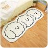 Cute Furry Rug Cartoon Cat Kid Carpet For Bedroom Non -Slip Bedside Area Rug Cute Soft Floor Mat For Living Room Table Mat Decor