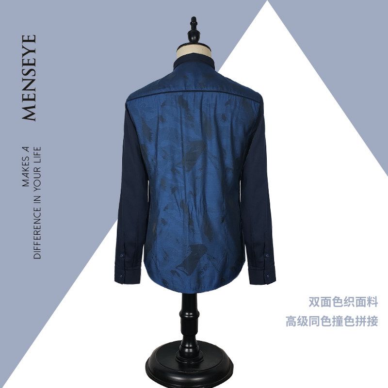 Menseye Menseye Men's Casual Long-Sleeve Shirt