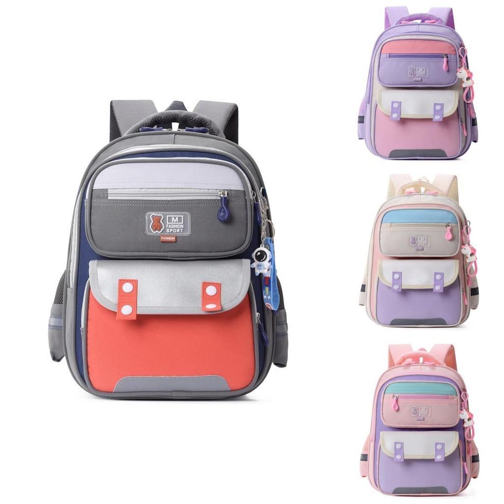 Adorable Cartoon Print Backpack For Kids With Lightweight Design And Large Capacity