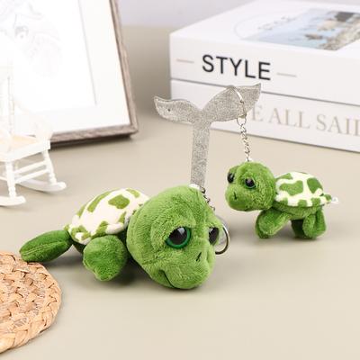 7/10Cm Schildkröte Plüsch Puppe weiches Plüsch Spielzeug Schlüsselanhänger Tasche Anhänger Kind Geschenk
