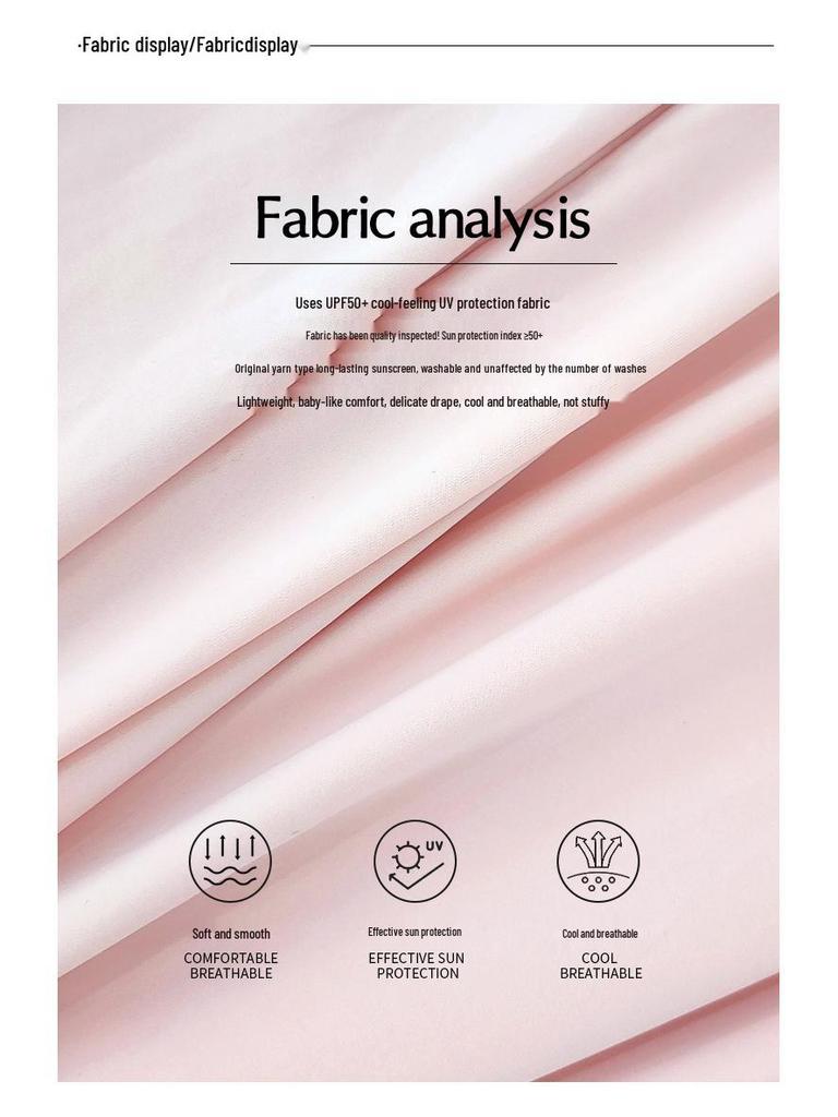 Women's UPF50+ Ice Silk Sun Protection Wide-Leg Pants – UV Protection, Cool, Loose Fit, Summer Style