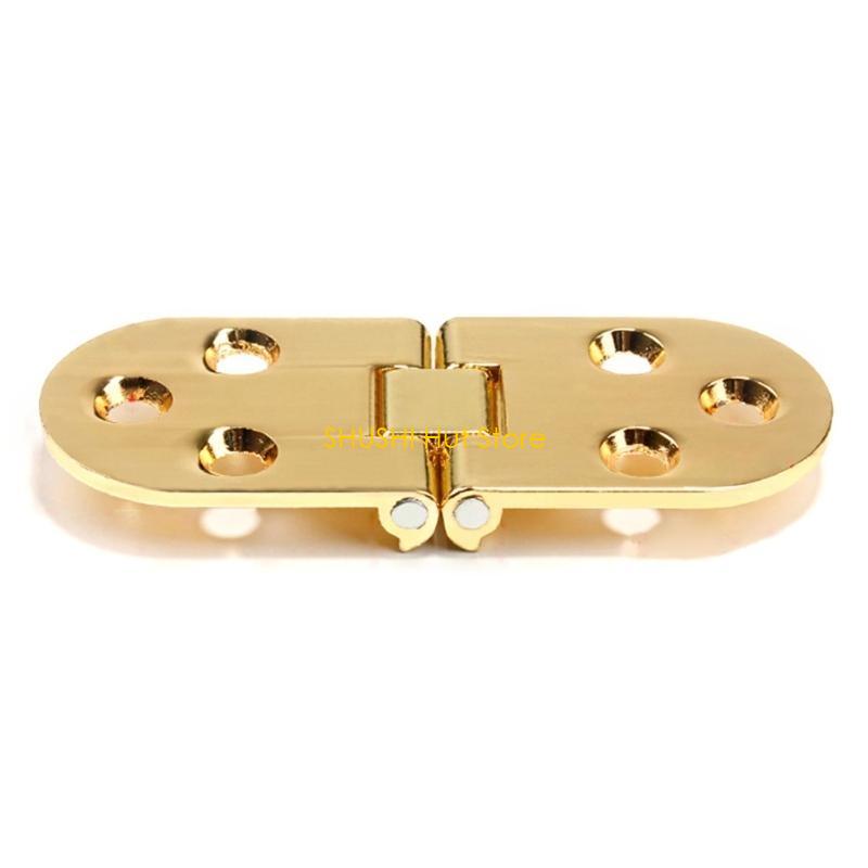 Zincs Alloy Folding Table Hinges 180 Degree Furniture Hinges Adjustable Cabinet Door Concealed Hinge Furniture Hardware D57B