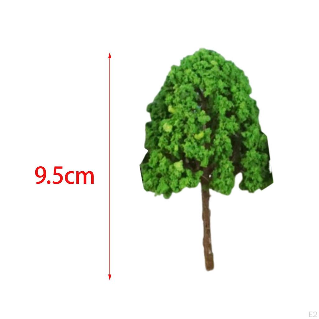 20 Pieces 7.5cm Model Trees Diorama Supplies Decorations Props, Train Scenery Architecture