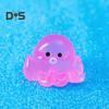 32 de bucăți mini figurine de caracatiță care strălucesc în întuneric din rășină Statui de caracatiță în miniatură pentru grădini cu zâne, acvarii, artizanat