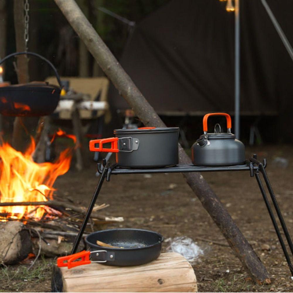 Kettle Outdoor Cookware Set Teapot Combination Picnic Pot Set Camping Tableware Travel Outdoor