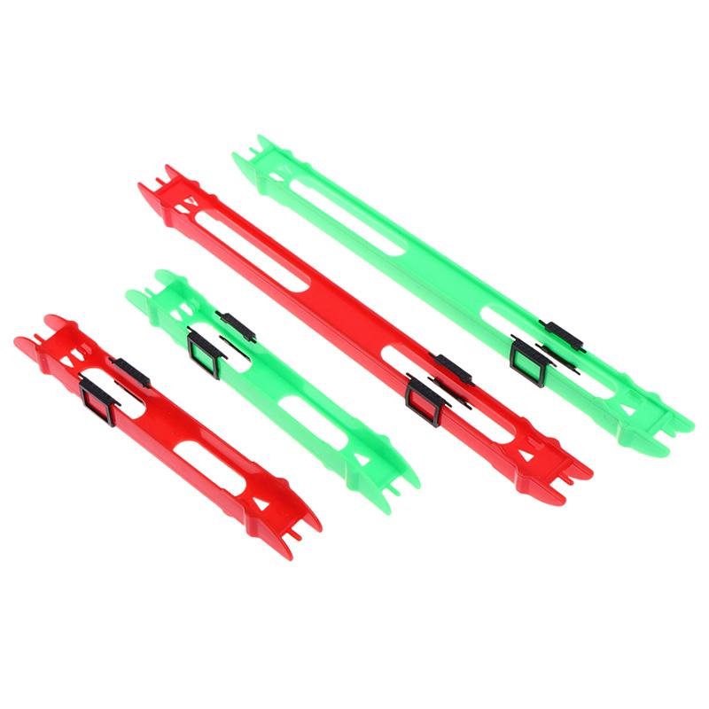 Fishing Line Coiler, Plastic Line Winding Panel, 10-Piece, Dual Colors, Fishing Gear, Essential Angling Line Holder