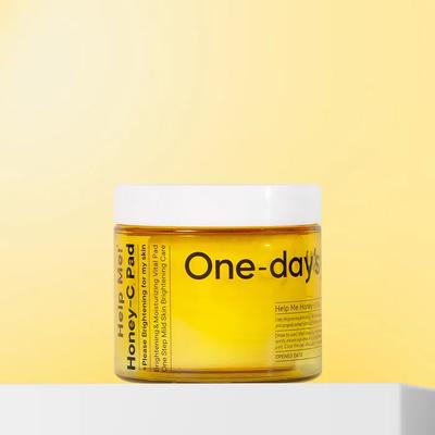 One Days You Help Me Brightening Honey Glow Pad 60 stuks