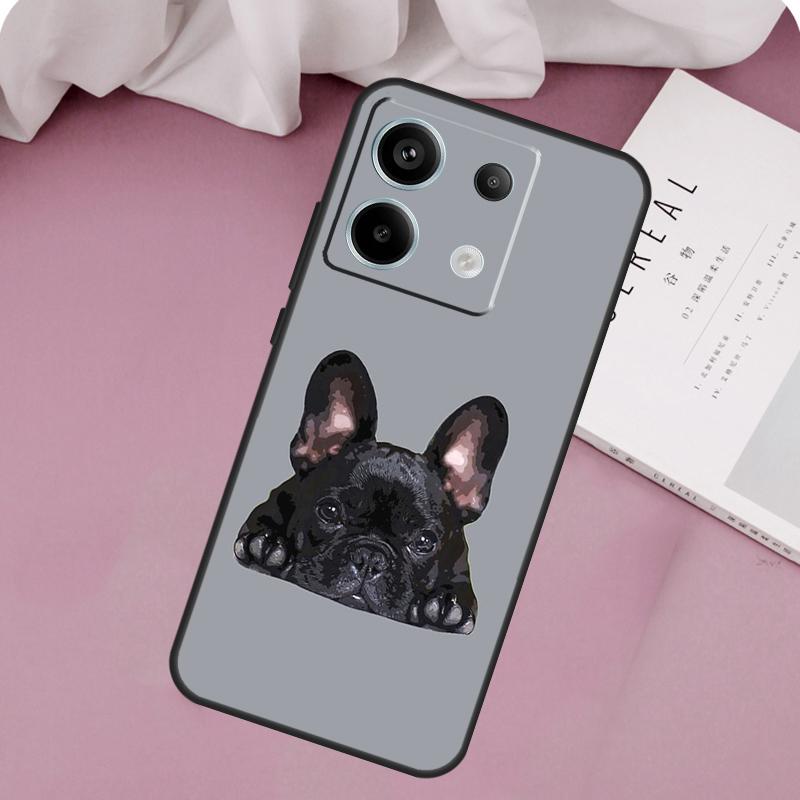 French Bulldog Dog Case For Redmi Note 13 Pro 9 10 11 12 Pro Plus 9S 10S 11S 12S Cover For Redmi 12C 10C 13C