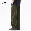 Guirenniao Men's Ice Silk Outdoor Sports Straight-leg Pants