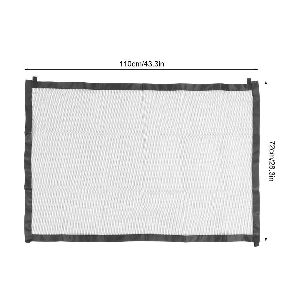 

Cuttable Custom Size Dog Safety Barrier Flexible Mesh Fabric No Drill Pet Gate Pet Safety Blocking 110*72cm