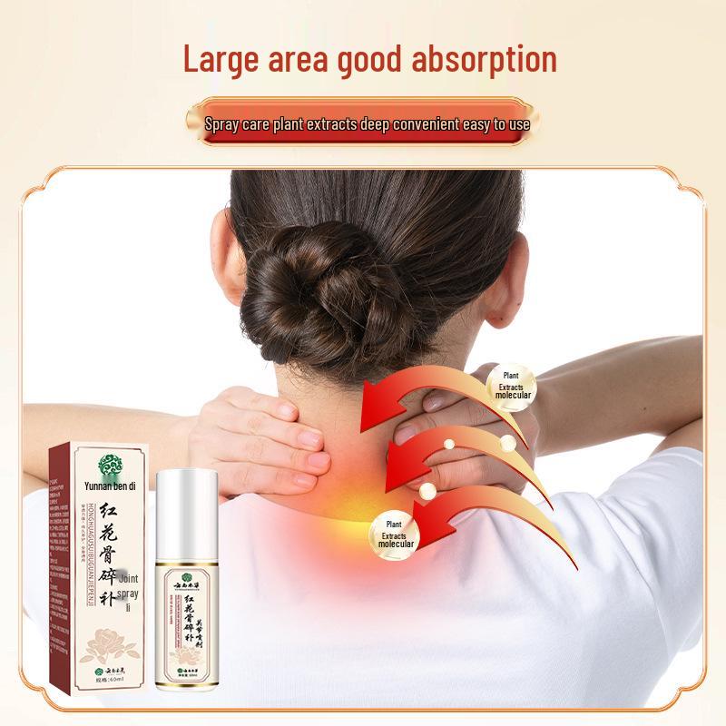 Yunnan Herbal Joint Health Spray with Safflower & Drynaria - Moxibustion for Spine & Knee Relief
