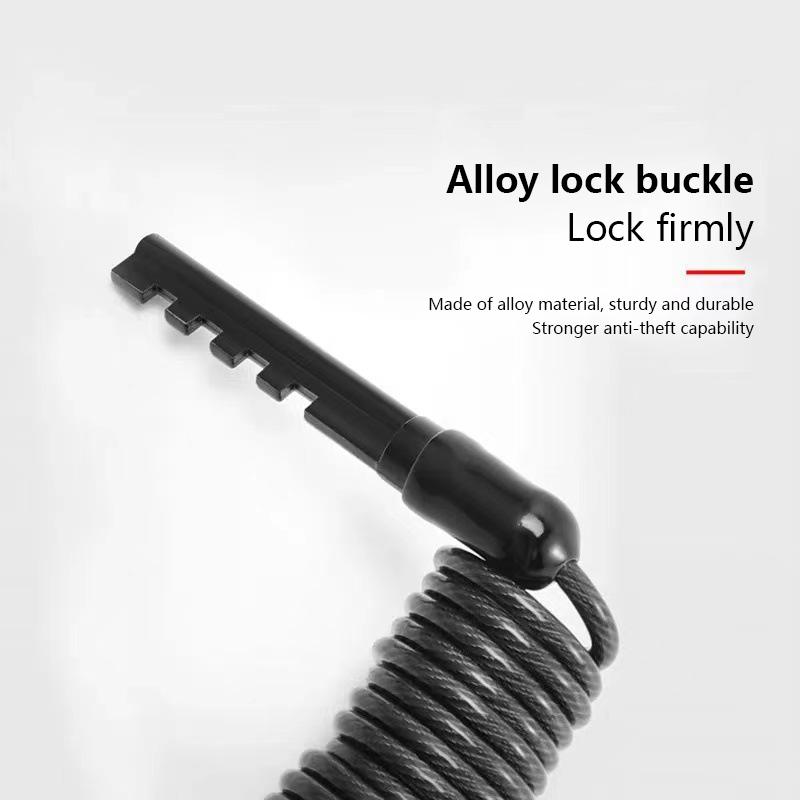 1Pcs Universal Motorcycle Bicycle Password Lock Portable Helmet Lock Anti-Theft Mtb Road Bike Bicycle Locks