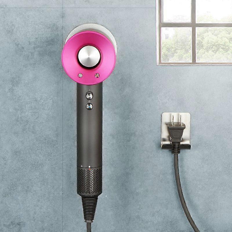Supersonic Hair Dryer Wall Mount Holder Compatible with Dyson Hair Dryer for Bathroom Bedroom 9.5*8*3cm SilverKoleZy