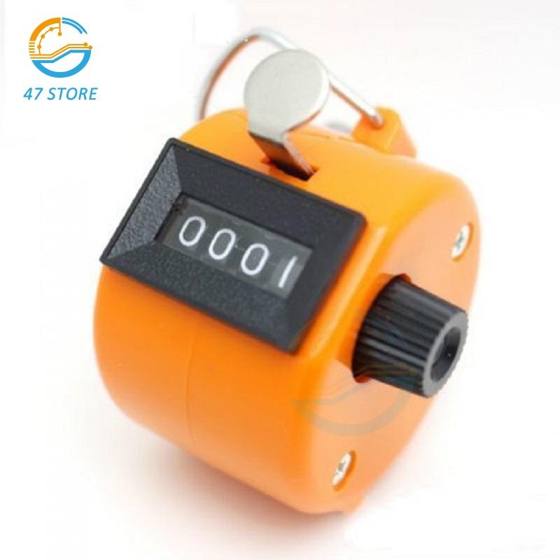 Handheld 4 Digital Tally Counter Mechanical Palm Clicker Number Count Assorted 8 Color Tally Counter Number Count 1