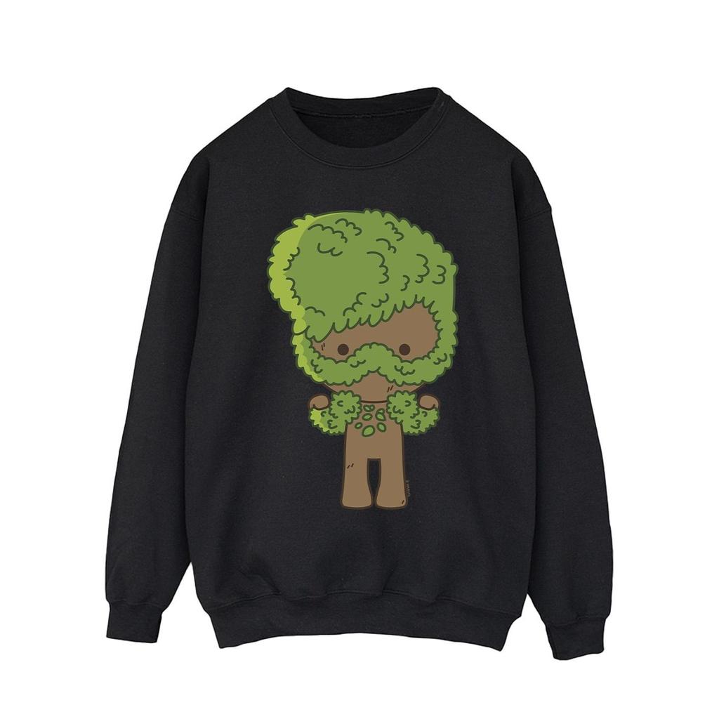 Marvel Mens I Am Groot Chibi Flex Sweatshirt