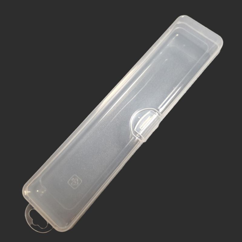 

Portable Transparent Makeup Brush Organizer Eyebrow Pencil Case Tableware Box Storage Box